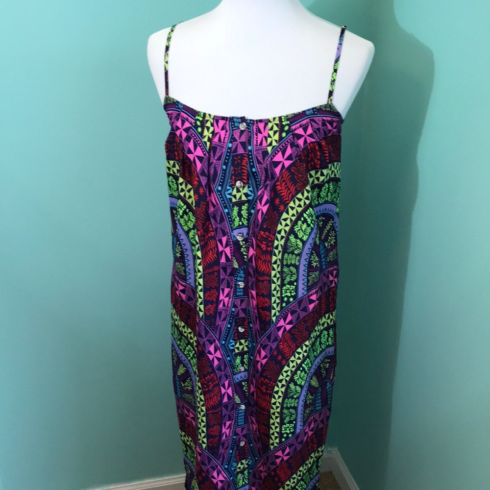 COPY - Mara Hoffman button front midi dress size S